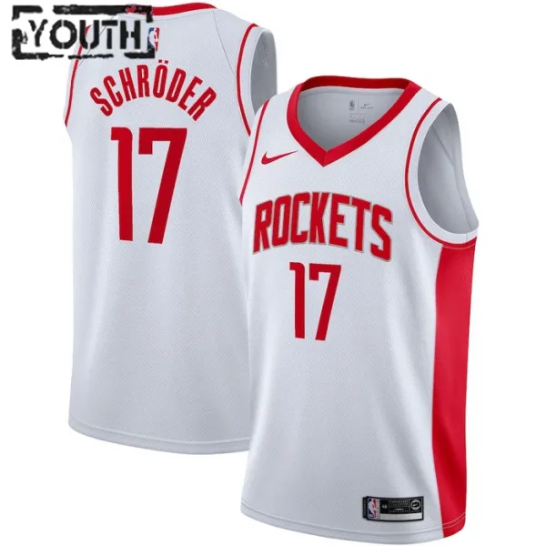 Nike Houston Rockets Dennis Schroder 17 Lasten Pelipaita Association Edition Swingman Valkoinen Nike Houston Rockets Dennis Schroder 17 Lasten Pelipaita Association Edition Swingman Valkoinen