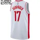 Nike Houston Rockets Dennis Schroder 17 Lasten Pelipaita Association Edition Swingman Valkoinen