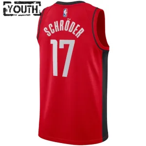 Nike Houston Rockets Dennis Schroder 17 Lasten Pelipaita Icon Edition Swingman Punainen