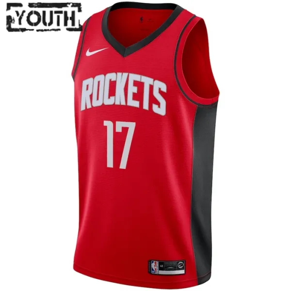 Nike Houston Rockets Dennis Schroder 17 Lasten Pelipaita Icon Edition Swingman Punainen