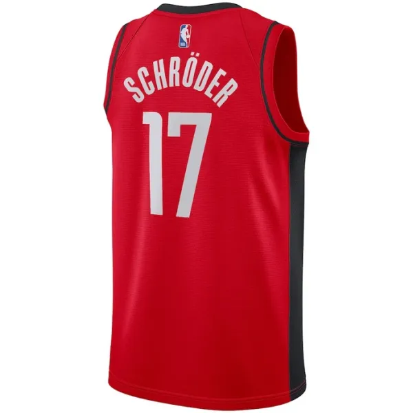 Nike Houston Rockets Dennis Schroder 17 Miesten Pelipaita Icon Edition Swingman Punainen