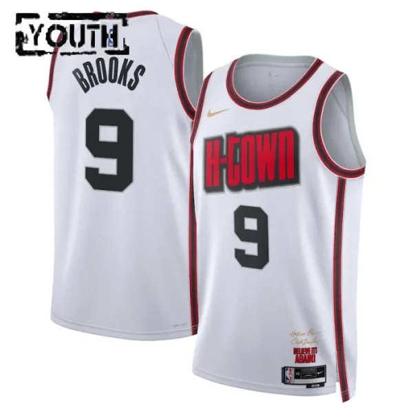 Nike Houston Rockets Dillon-Brooks Lasten Pelipaita City Edition 2024-25 Swingman Valkoinen Nike Houston Rockets Dillon-Brooks Lasten Pelipaita City Edition 2024-25 Swingman Valkoinen