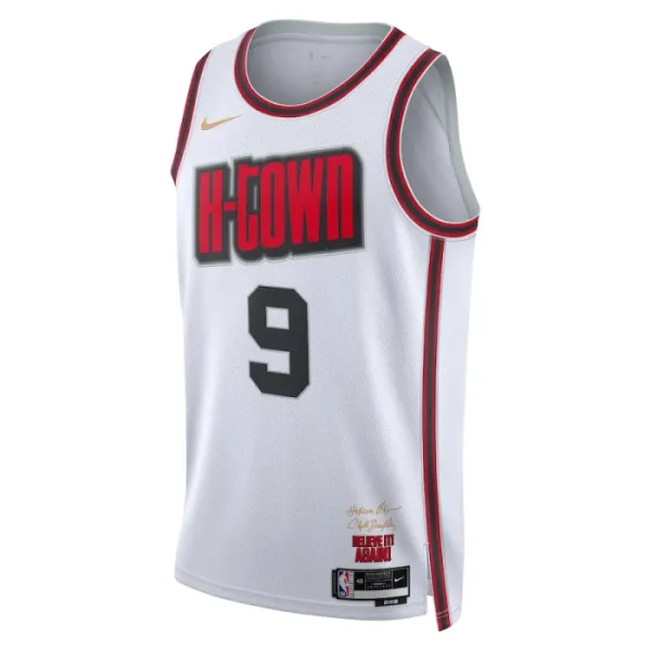 Nike Houston Rockets Dillon-Brooks Miesten Pelipaita City Edition 2024-25 Swingman Valkoinen
