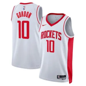Nike Houston Rockets Eric Gordon 10 Miesten Pelipaita Association Edition Swingman Valkoinen