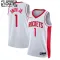 Nike Houston Rockets Jabari Smith JR 1 Lasten Pelipaita Association Edition Swingman Valkoinen
