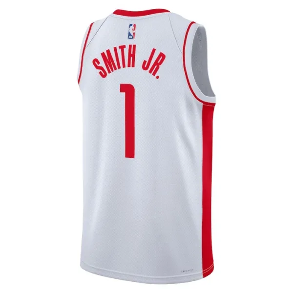 Nike Houston Rockets Jabari Smith JR 1 Miesten Pelipaita Association Edition Swingman Valkoinen
