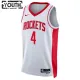 Nike Houston Rockets Jalen Green 0 Lasten Pelipaita Association Edition Swingman Valkoinen