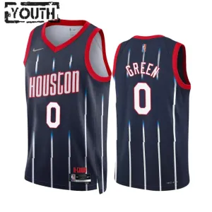 Nike Houston Rockets Jalen Green 0 Lasten Pelipaita City Edition 2022-23 Swingman Laivasto Nike Houston Rockets Jalen Green 0 Lasten Pelipaita City Edition 2022-23 Swingman Laivasto