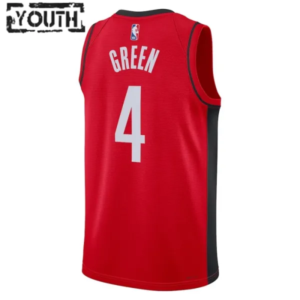 Nike Houston Rockets Jalen Green 0 Lasten Pelipaita Icon Edition Swingman Punainen
