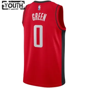 Nike Houston Rockets Jalen Green 0 Lasten Pelipaita Icon Edition Swingman Punainen