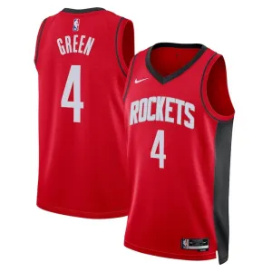 Nike Houston Rockets Jalen Green 0 Miesten Pelipaita Icon Edition Swingman Punainen