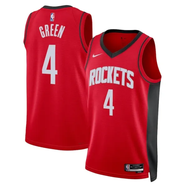 Nike Houston Rockets Jalen Green 0 Miesten Pelipaita Icon Edition Swingman Punainen Nike Houston Rockets Jalen Green 0 Miesten Pelipaita Icon Edition Swingman Punainen