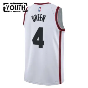 Nike Houston Rockets Jalen Green Lasten Pelipaita City Edition 2024-25 Swingman Valkoinen