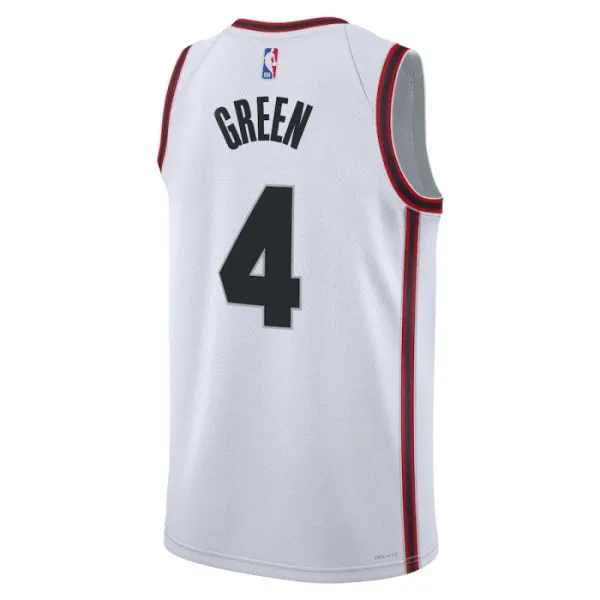 Nike Houston Rockets Jalen Green Miesten Pelipaita City Edition 2024-25 Swingman Valkoinen