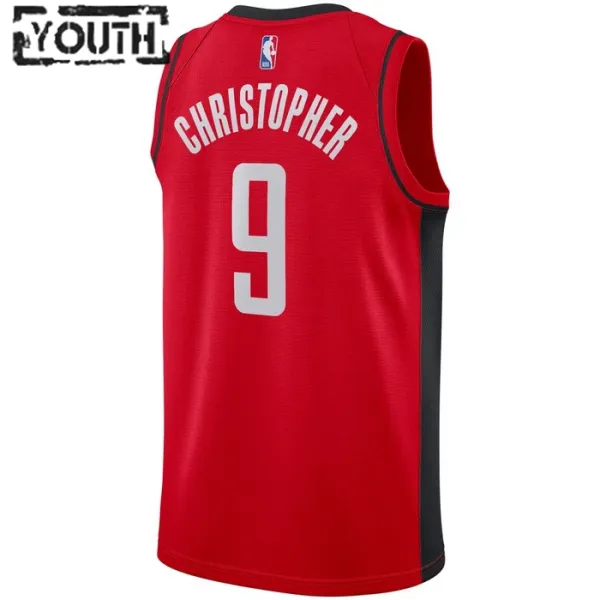 Nike Houston Rockets Josh Christopher 9 Lasten Pelipaita Icon Edition Swingman Punainen