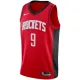 Nike Houston Rockets Josh Christopher 9 Miesten Pelipaita Icon Edition Swingman Punainen