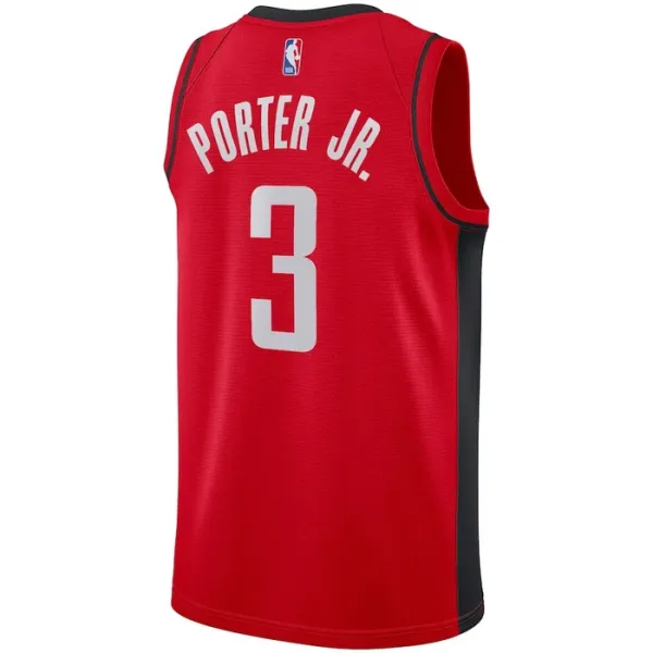 Nike Houston Rockets Kevin Porter JR 3 Miesten Pelipaita Icon Edition Swingman Punainen