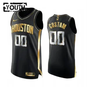 Nike Houston Rockets Limited Personoitava Lasten Pelipaita Golden Edition Swingman Musta Nike Houston Rockets Limited Personoitava Lasten Pelipaita Golden Edition Swingman Musta