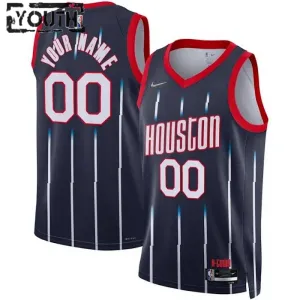 Nike Houston Rockets Personoitava Lasten Pelipaita City Edition 2022-23 Swingman Laivasto Nike Houston Rockets Personoitava Lasten Pelipaita City Edition 2022-23 Swingman Laivasto