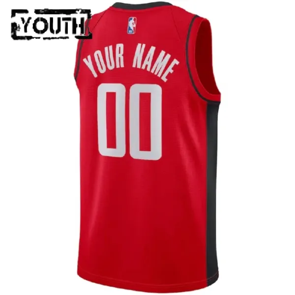 Nike Houston Rockets Personoitava Lasten Pelipaita Icon Edition Swingman Punainen