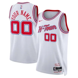 Nike Houston Rockets Personoitava Miesten Pelipaita City Edition 2023-24 Swingman Valkoinen Nike Houston Rockets Personoitava Miesten Pelipaita City Edition 2023-24 Swingman Valkoinen