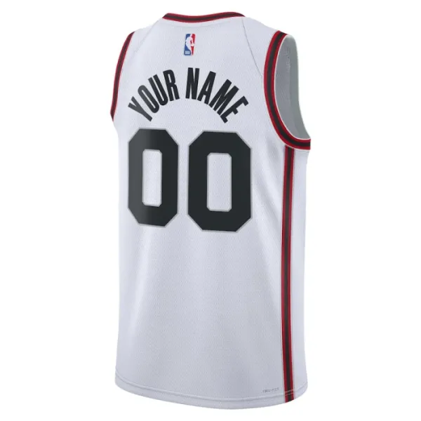 Nike Houston Rockets Personoitava Miesten Pelipaita City Edition 2024-25 Swingman Valkoinen