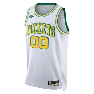 Nike Houston Rockets Personoitava Miesten Pelipaita Classic Edition 2022-23 Swingman Valkoinen