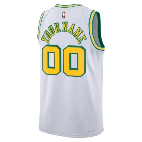 Nike Houston Rockets Personoitava Miesten Pelipaita Classic Edition 2022-23 Swingman Valkoinen