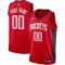 Nike Houston Rockets Personoitava Miesten Pelipaita Icon Edition Swingman Punainen