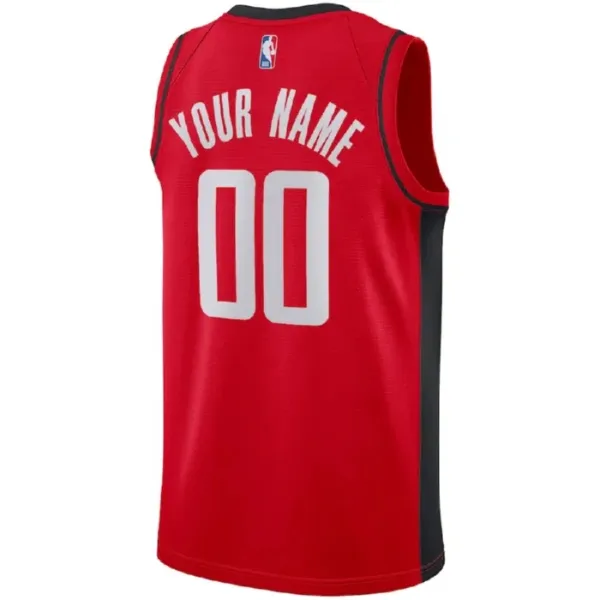 Nike Houston Rockets Personoitava Miesten Pelipaita Icon Edition Swingman Punainen