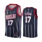 Nike Houston Rockets Tari Eason 17 Miesten Pelipaita City Edition 2022-23 Swingman Laivasto
