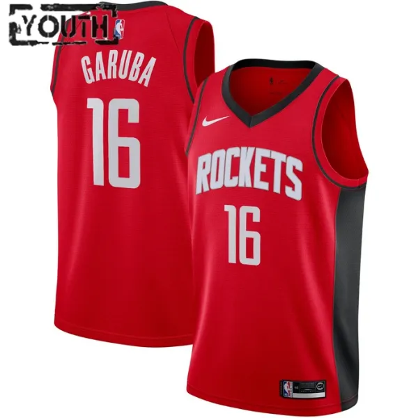 Nike Houston Rockets Usman Garuba 16 Lasten Pelipaita Icon Edition Swingman Punainen Nike Houston Rockets Usman Garuba 16 Lasten Pelipaita Icon Edition Swingman Punainen