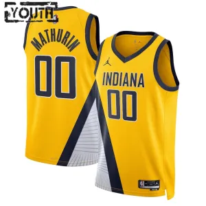 Indiana Pacers Jordan Bennedict Mathurin 00 Lasten Pelipaita Statement Edition Swingman Laivasto