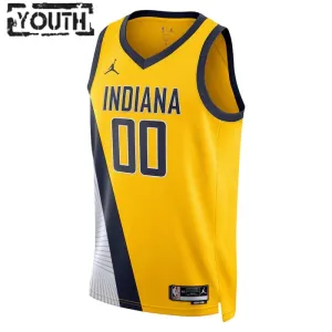 Indiana Pacers Jordan Bennedict Mathurin 00 Lasten Pelipaita Statement Edition Swingman Laivasto