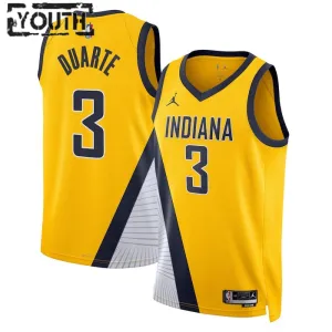 Indiana Pacers Jordan Chris Duarte 3 Lasten Pelipaita Statement Edition Swingman Laivasto