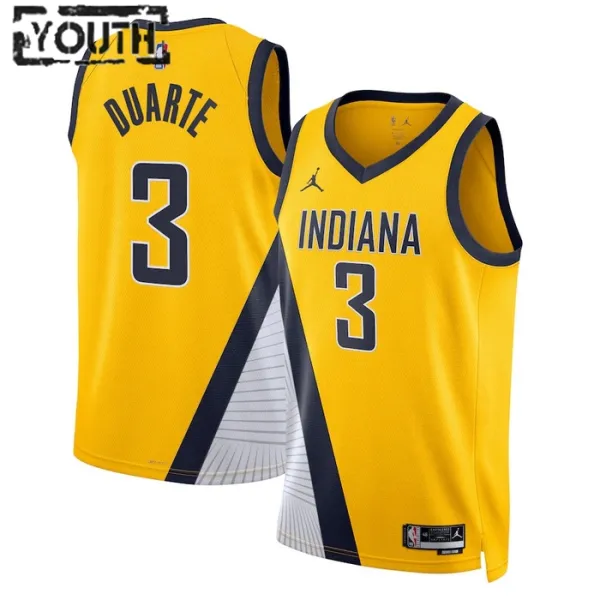 Indiana Pacers Jordan Chris Duarte 3 Lasten Pelipaita Statement Edition Swingman Laivasto Indiana Pacers Jordan Chris Duarte 3 Lasten Pelipaita Statement Edition Swingman Laivasto