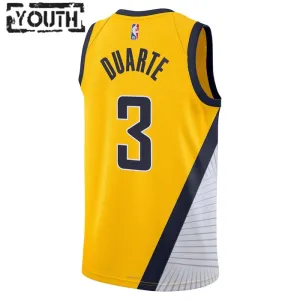 Indiana Pacers Jordan Chris Duarte 3 Lasten Pelipaita Statement Edition Swingman Laivasto