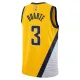 Indiana Pacers Jordan Chris Duarte 3 Miesten Pelipaita Statement Edition Swingman Laivasto