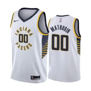 Nike Indiana Pacers Bennedict Mathurin 00 Miesten Pelipaita Association Edition Swingman Valkoinen Nike Indiana Pacers Bennedict Mathurin 00 Miesten Pelipaita Association Edition Swingman Valkoinen
