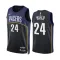 Nike Indiana Pacers Buddy Hield 24 Black Miesten Pelipaita City Edition 2022-23 Swingman Laivasto