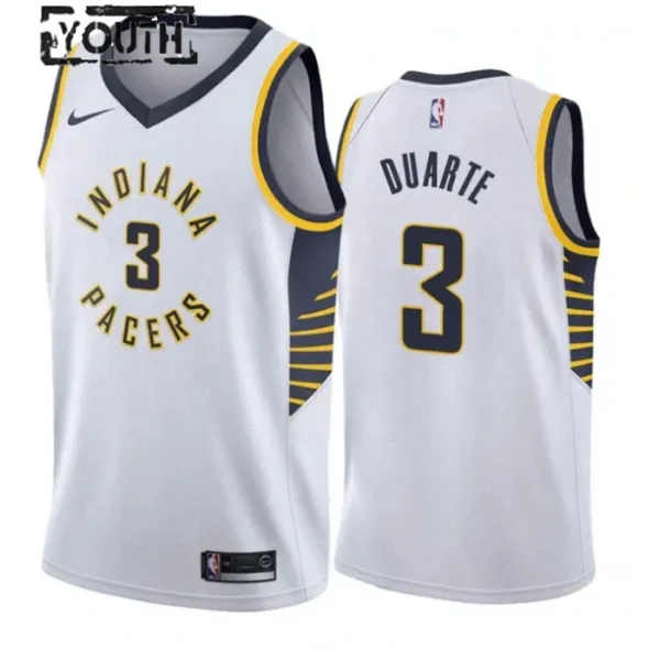 Nike Indiana Pacers Chris Duarte 3 Lasten Pelipaita Association Edition Swingman Valkoinen Nike Indiana Pacers Chris Duarte 3 Lasten Pelipaita Association Edition Swingman Valkoinen