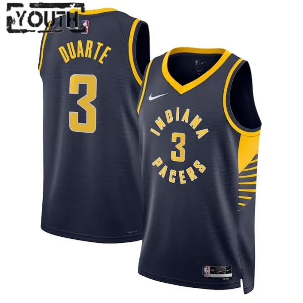 Nike Indiana Pacers Chris Duarte 3 Lasten Pelipaita Icon Edition Swingman Laivasto Nike Indiana Pacers Chris Duarte 3 Lasten Pelipaita Icon Edition Swingman Laivasto