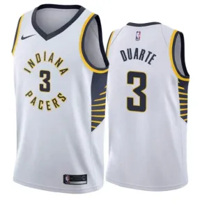 Nike Indiana Pacers Chris Duarte 3 Miesten Pelipaita Association Edition Swingman Valkoinen Nike Indiana Pacers Chris Duarte 3 Miesten Pelipaita Association Edition Swingman Valkoinen