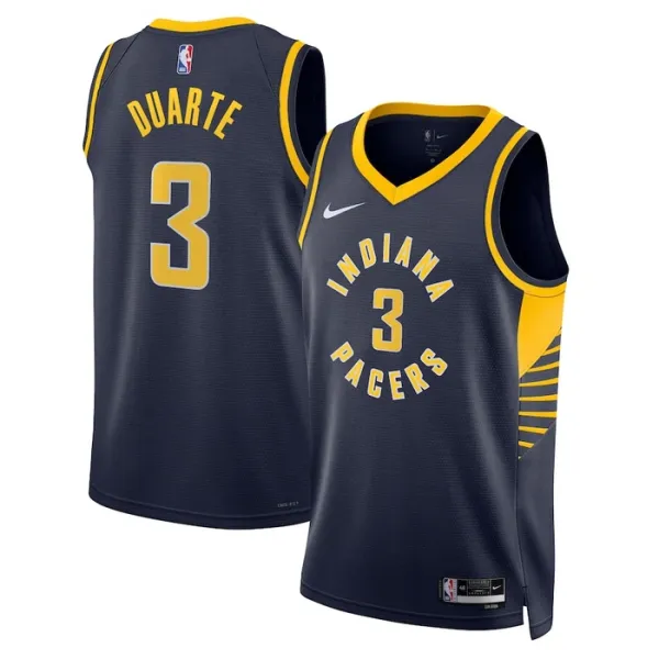 Nike Indiana Pacers Chris Duarte 3 Miesten Pelipaita Icon Edition Swingman Laivasto Nike Indiana Pacers Chris Duarte 3 Miesten Pelipaita Icon Edition Swingman Laivasto