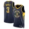 Nike Indiana Pacers Chris Duarte 3 Miesten Pelipaita Icon Edition Swingman Laivasto