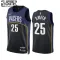 Nike Indiana Pacers Jalen Smith 25 Black Lasten Pelipaita City Edition 2022-23 Swingman Laivasto