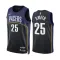 Nike Indiana Pacers Jalen Smith 25 Black Miesten Pelipaita City Edition 2022-23 Swingman Laivasto