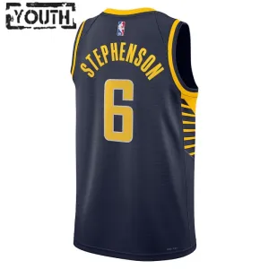 Nike Indiana Pacers Lance Stephenson 6 Lasten Pelipaita Icon Edition Swingman Laivasto