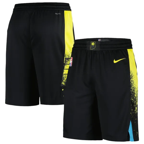 Nike Indiana Pacers Miesten Shortsit City Edition 2023-24 Swingman Musta Nike Indiana Pacers Miesten Shortsit City Edition 2023-24 Swingman Musta