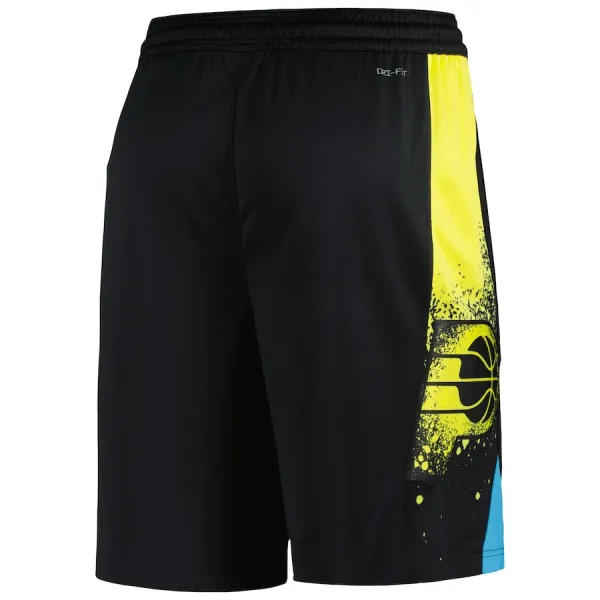 Nike Indiana Pacers Miesten Shortsit City Edition 2023-24 Swingman Musta